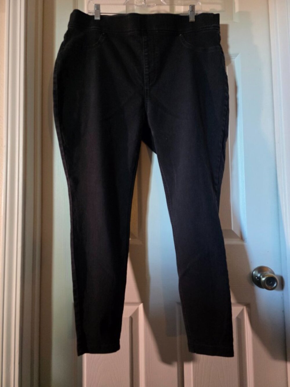 Terra & Sky Black Skinny Jeans — 1X (16W-18W)